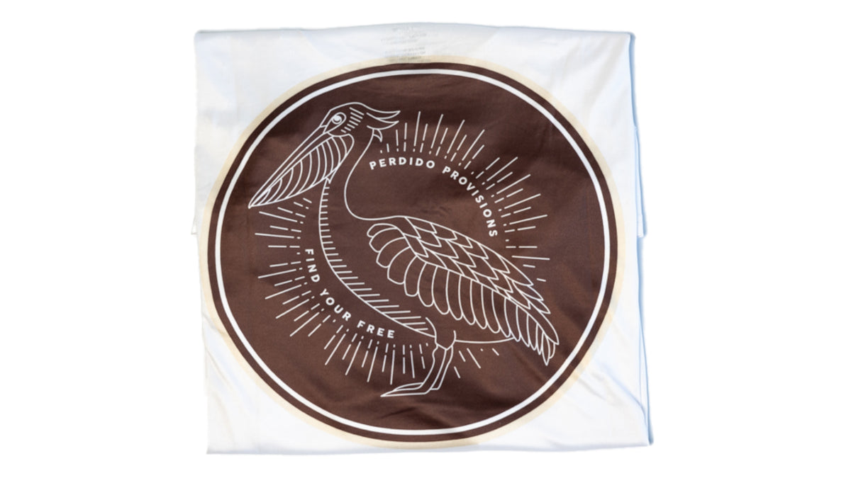 Feathered Angler brand logo coin