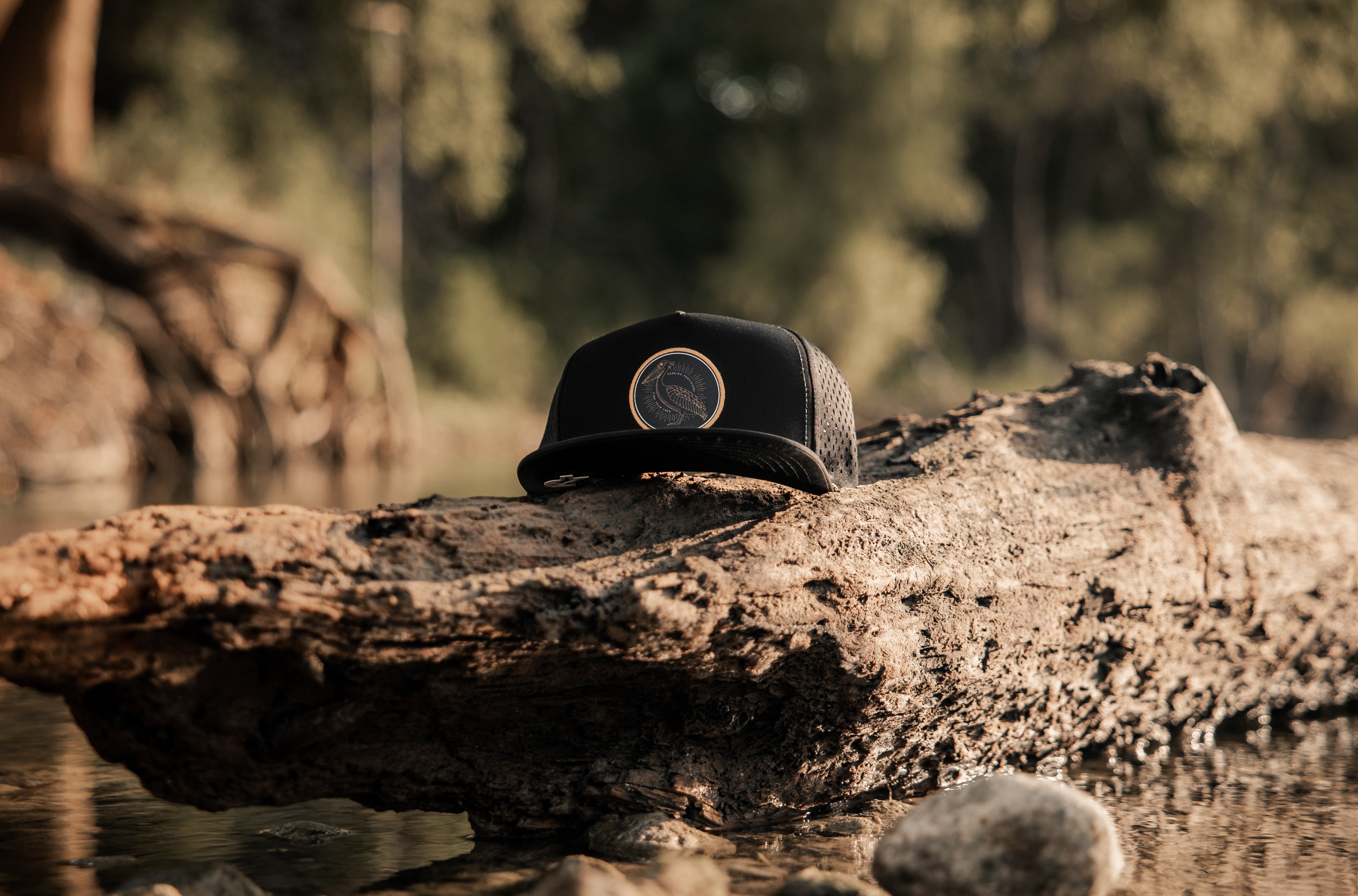 Feathered Angler 5-Panel Snapback Hat | Perdido Provisions
